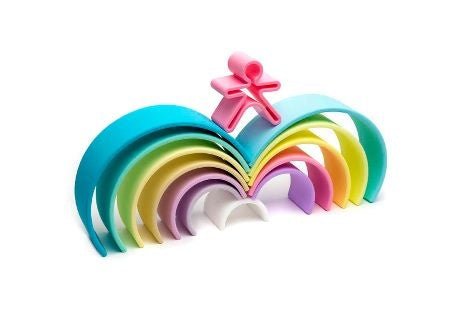 ⋙ Regenbogen Bausteine Pastell von dëna - Pilzessin.at - zauberhafte Kinderdinge