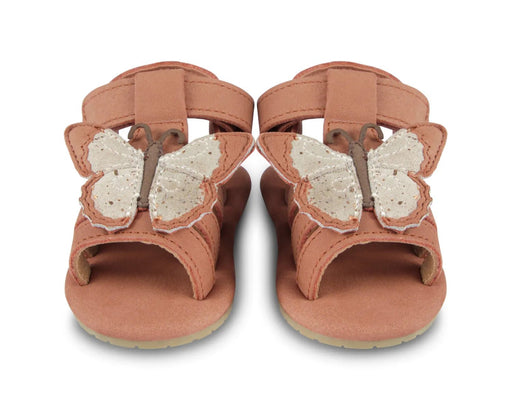 Sandale Tuti Sky | Papillon in Walnut Nubuck mit Schmetterling - Pilzessin.at - zauberhafte Kinderdinge