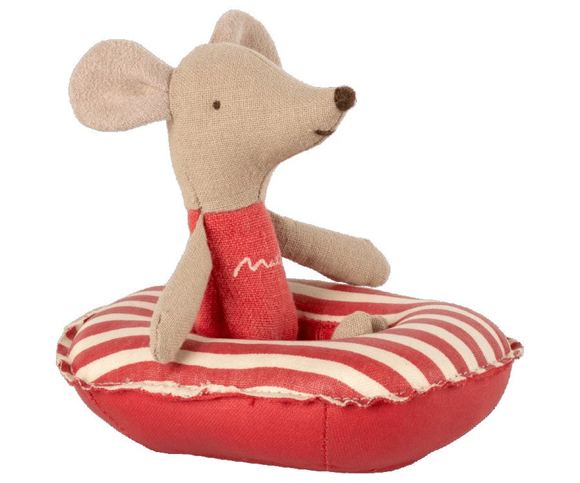 ⋙ Schlauchboot, Klein Maus -rot gestreift von Maileg ♡ - Pilzessin.at - zauberhafte Kinderdinge