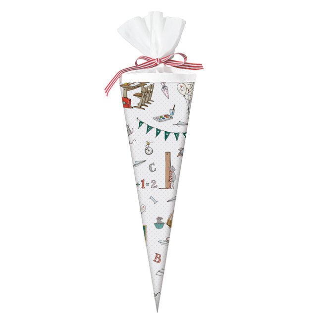 Schultüte Schulanfang klein von Krima & Isa - Pilzessin.at - zauberhafte Kinderdinge