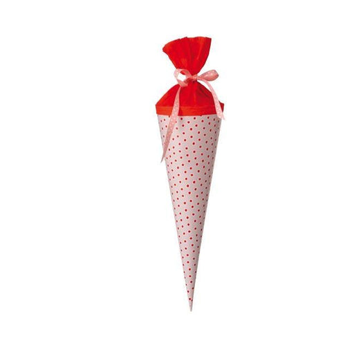 Schultüte Tupfer rosa klein von Krima & Isa - Pilzessin.at - zauberhafte Kinderdinge