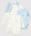 ⋙ Set mit fünf langärmeligen Bodys für Neugeborene von Petit Bateau ♡ - Pilzessin.at - zauberhafte Kinderdinge