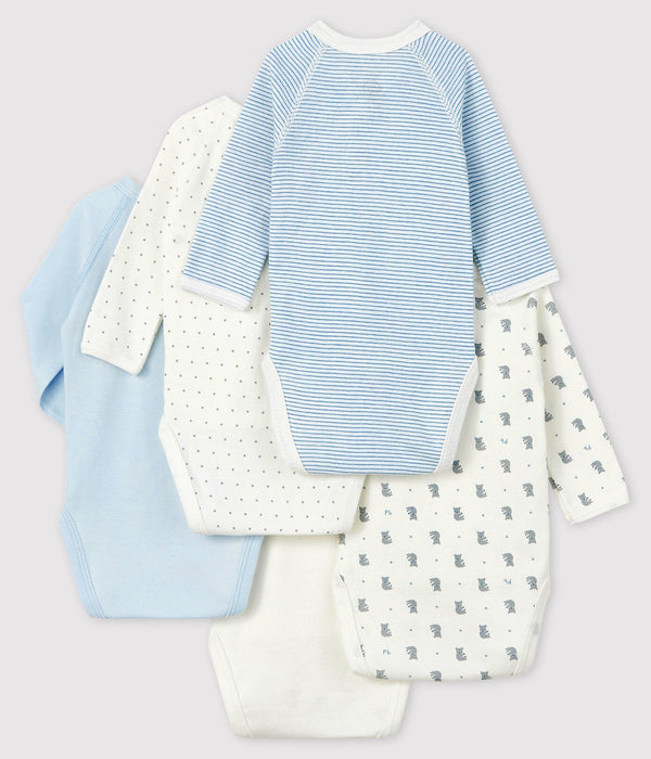 ⋙ Set mit fünf langärmeligen Bodys für Neugeborene von Petit Bateau ♡ - Pilzessin.at - zauberhafte Kinderdinge