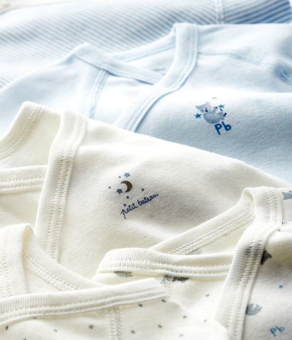 ⋙ Set mit fünf langärmeligen Bodys für Neugeborene von Petit Bateau ♡ - Pilzessin.at - zauberhafte Kinderdinge