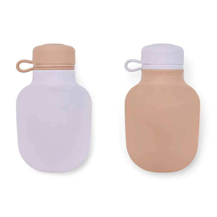 Silvia smoothie flasche 2 pack in pale tuscany / Misty lilac - Pilzessin.at - zauberhafte Kinderdinge