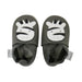 Soft Soles Lederpuschen Zebra grau von Bobux - Pilzessin.at - zauberhafte Kinderdinge