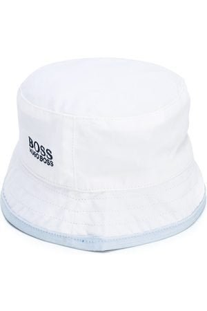 Sonnenhut Baby wendbar weiß blau von Hugo Boss Kids - Pilzessin.at - zauberhafte Kinderdinge