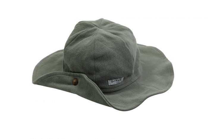 ⋙ Sonnenhut "Bonn Hat" in sea moss von Donsje ♡ - Pilzessin.at - zauberhafte Kinderdinge