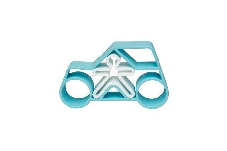 Spielfigur mit Auto in blau - Pilzessin.at - zauberhafte Kinderdinge