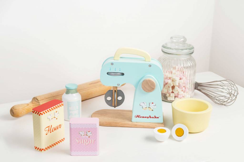 Spielküche Mixer Set Honeybake aus Holz von Le Toy Van - Pilzessin.at - zauberhafte Kinderdinge