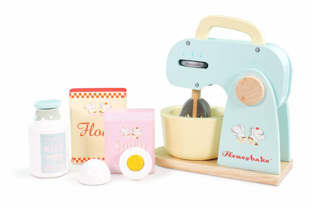 Spielküche Mixer Set Honeybake aus Holz von Le Toy Van - Pilzessin.at - zauberhafte Kinderdinge