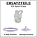 Sport Cap für Classic Flaschen aqua von Klean Kanteen - Pilzessin.at - zauberhafte Kinderdinge