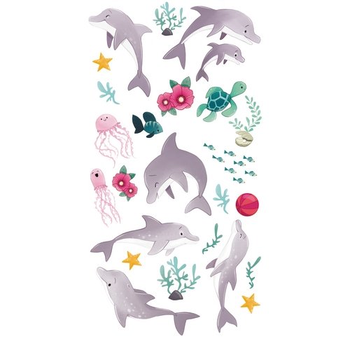 Sticker Delfine - Pilzessin.at - zauberhafte Kinderdinge