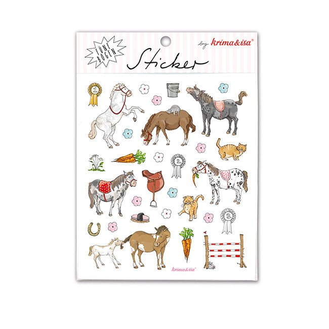 Sticker Ponys von Krima & Isa - Pilzessin.at - zauberhafte Kinderdinge