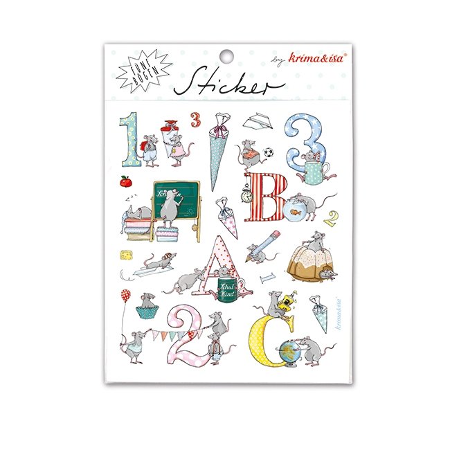 Sticker Schule - Pilzessin.at - zauberhafte Kinderdinge