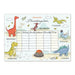 Stundenplan Dinos von Krima & Isa - Pilzessin.at - zauberhafte Kinderdinge