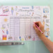 Stundenplan Erster Schultag von Krima & Isa - Pilzessin.at - zauberhafte Kinderdinge