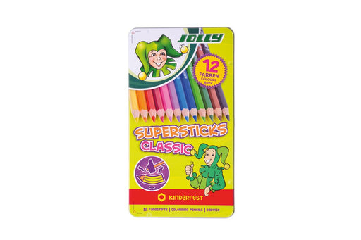 Supersticks Classic Buntstifte 12 Stück in Metalldose von Jolly - Pilzessin.at - zauberhafte Kinderdinge