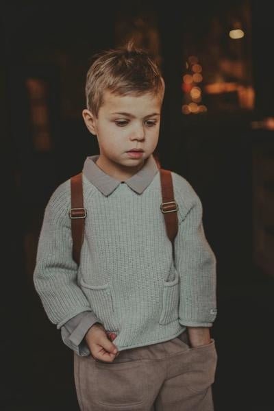 Sweater "Stella" in Ash Grey von Donsje ♡ - Pilzessin.at - zauberhafte Kinderdinge