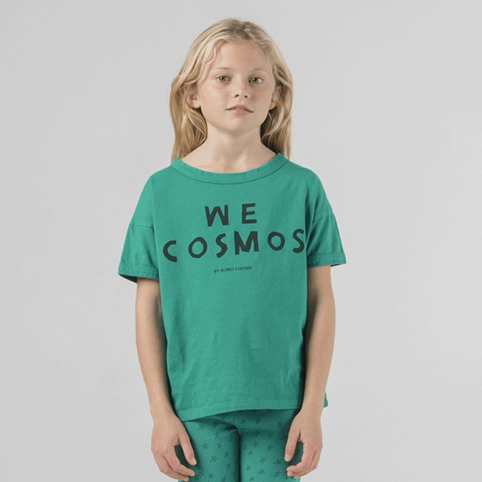 T-Shirt Bio - Baumwolle We Cosmos Grün - Pilzessin.at - zauberhafte Kinderdinge