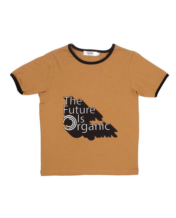 T Shirt Kinder Die Zukunft ist organisch kamel von SayPlease - Pilzessin.at - zauberhafte Kinderdinge