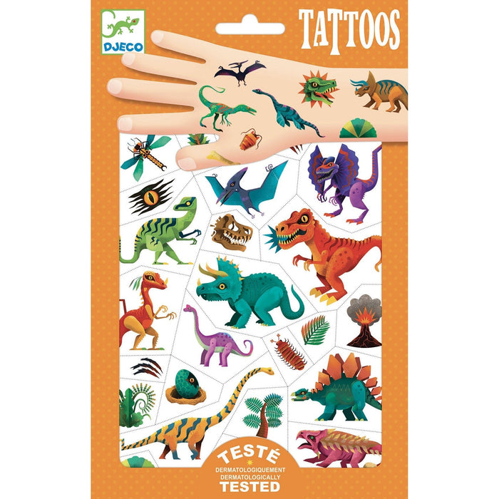 ⋙ Tattoos "Dino Club" von Djeco ♥ - Pilzessin.at