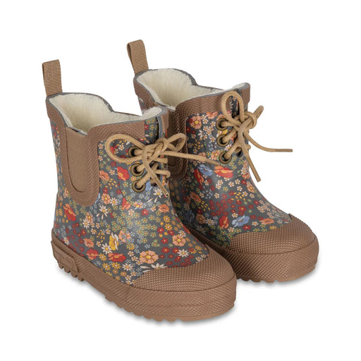 ♡ Thermo Boots | gefütterte Gummistiefel villetta blue von Konges Slojd - Pilzessin.at - zauberhafte Kinderdinge