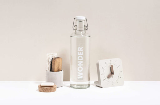 Trinkflasche aus Glas 1,0 l Wonder full von Soulbottles - Pilzessin.at - zauberhafte Kinderdinge