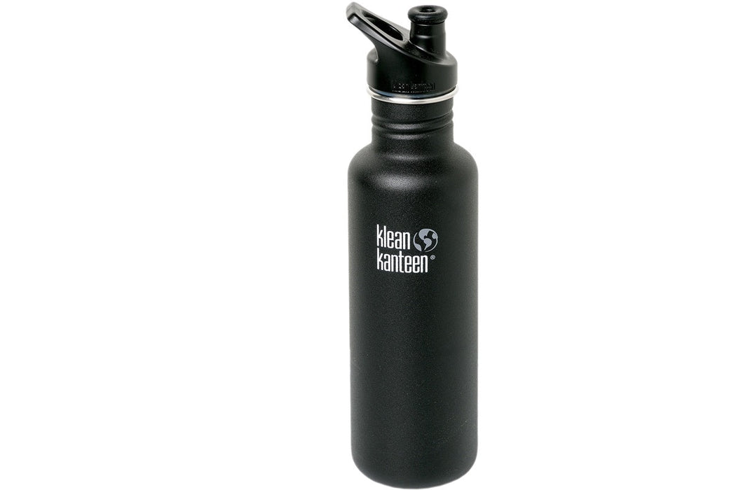 ⋙ Trinkflasche in schwarz matt von Klean Kanteen ♥ - Pilzessin.at - zauberhafte Kinderdinge