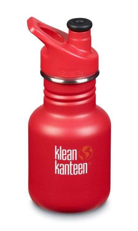 ⋙ Trinkflasche Kid Classic Sport Cap 355ml in rot von Klean Kanteen ♥ - Pilzessin.at