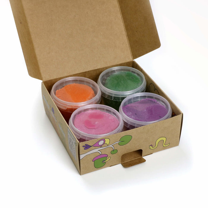 Set of 4 organic modeling clay from Neogrün