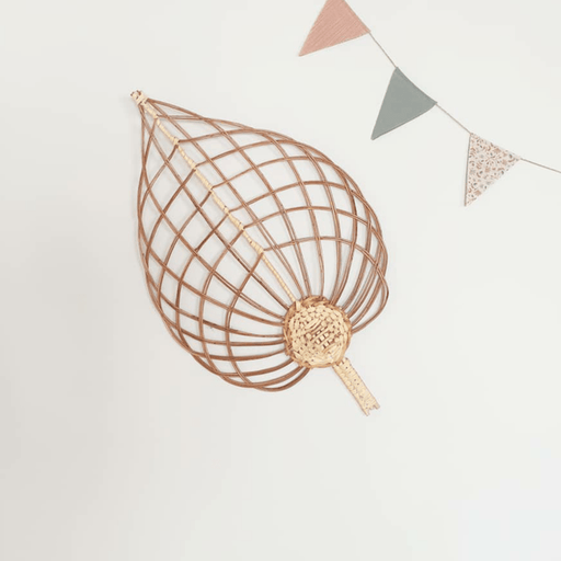 ⋙Wanddekoration Wicker Leaf Walnut von C O C O N E H ♥ - Pilzessin.at - zauberhafte Kinderdinge