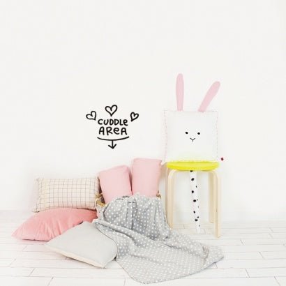 Wandsticker Cuddle Area | von Chispum - Pilzessin.at - zauberhafte Kinderdinge