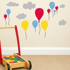 Wandsticker funny skies | von Chispum - Pilzessin.at - zauberhafte Kinderdinge