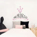 Wandsticker headbord the princess | von Chispum - Pilzessin.at - zauberhafte Kinderdinge