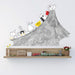 Wandsticker mountain | von Chispum - Pilzessin.at - zauberhafte Kinderdinge