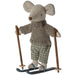 Wintermaus mit Ski | großer Bruder Maus von Maileg ♡ - Pilzessin.at - zauberhafte Kinderdinge