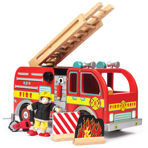 Wooden Fire Engine - Pilzessin.at - zauberhafte Kinderdinge